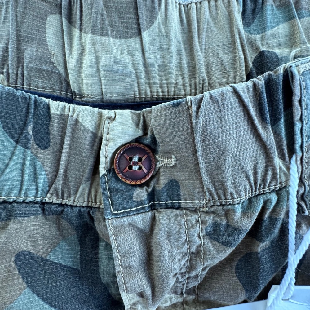 Camo Cargo Shorts Mens 46 New Tactical Streetwear Y2K Utility Baggy Ripstop - Picture 5 of 13